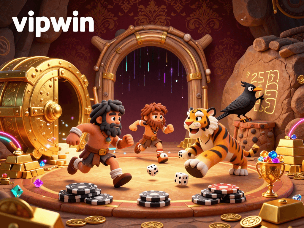 Experience excitement at vipwin's casino with unique characters and lavish gaming elements.