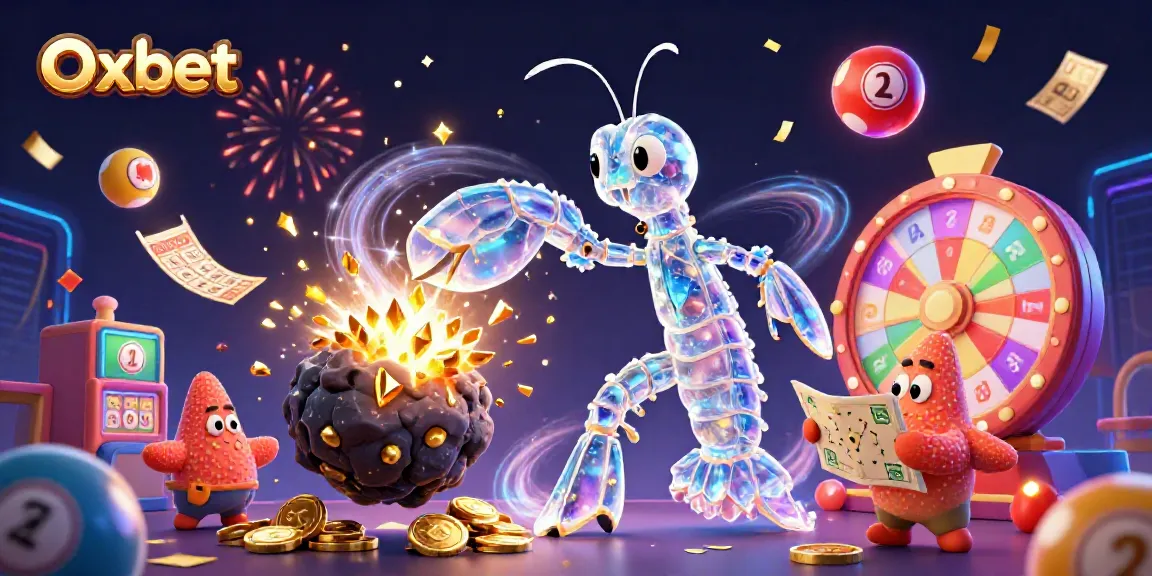 Experience thrilling gameplay with Oxbet in this vibrant casino adventure scene.