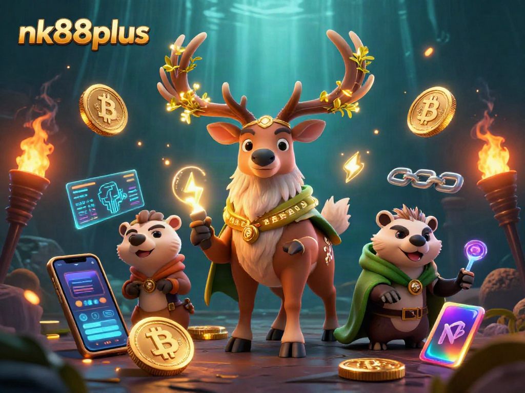 Engage with thrilling games at nk88plus featuring vibrant characters and crypto elements.
