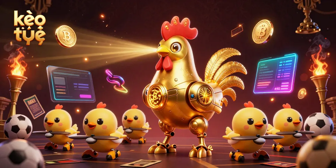 Engage in intense sports betting excitement with kèo trực tuyến featuring a vibrant futuristic scene.