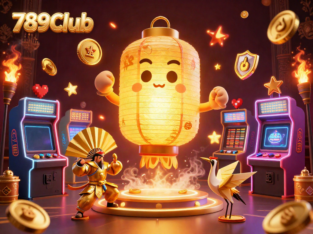 Experience winning moments at 789Club with vibrant games and characters in an exciting casino setting.