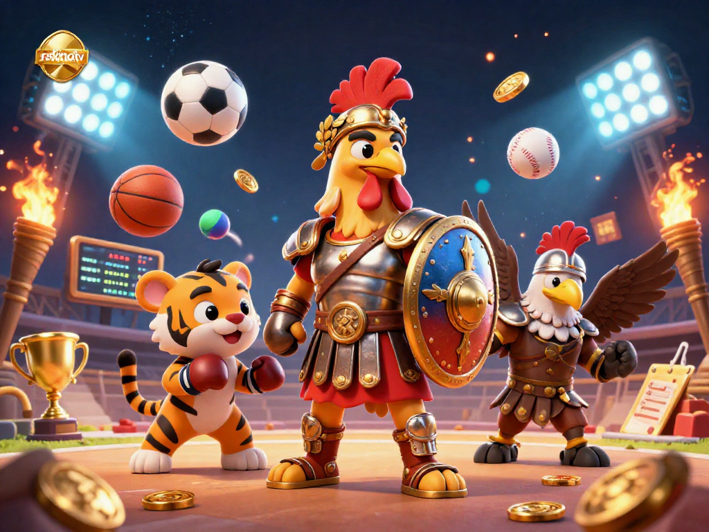 Experience thrilling sports action with rakhoitv as the gladiator rooster and friends celebrate winning moments.