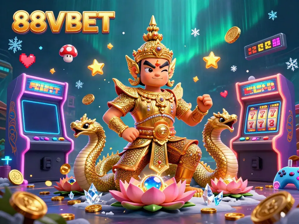 Engage in thrilling gameplay with 88VBET featuring intricate designs and festive casino elements.